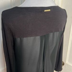 Sexy Michael Kors Sheer Back 3/4 Sleeve Tee - Women's Small - Super soft! Fall!